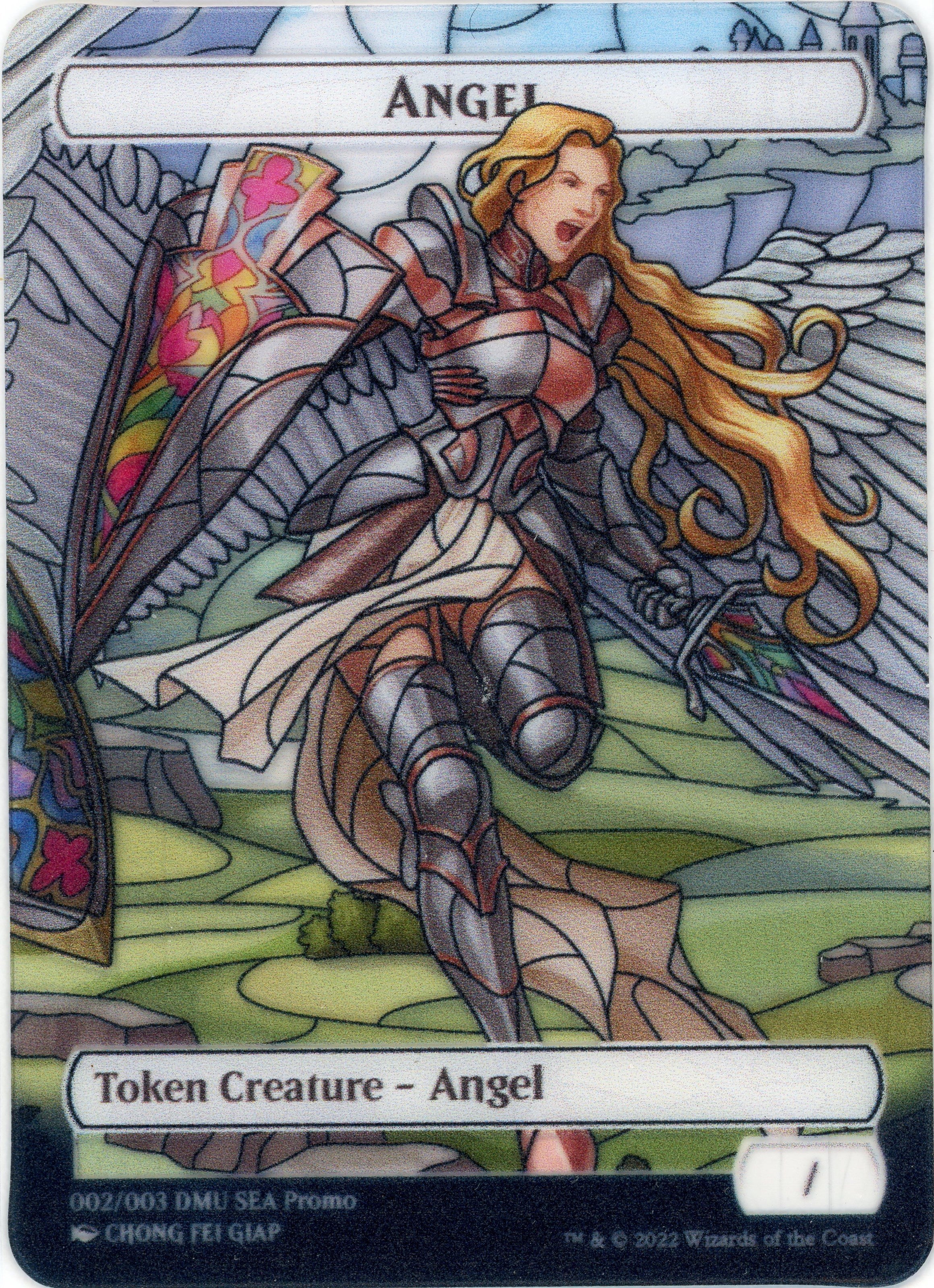 Angel Token (SEA Exclusive) [Dominaria United Tokens] | Game Grid - Logan