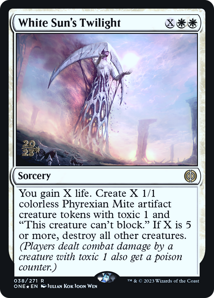 White Sun's Twilight [Phyrexia: All Will Be One Prerelease Promos] | Game Grid - Logan