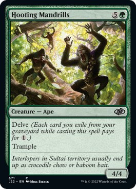 Hooting Mandrills [Jumpstart 2022] | Game Grid - Logan