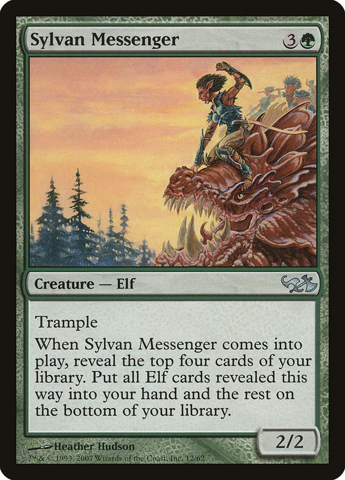 Sylvan Messenger [Duel Decks: Elves vs. Goblins] | Game Grid - Logan