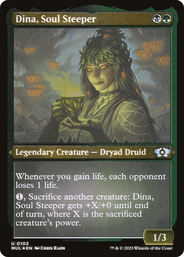 Dina, Soul Steeper (Foil Etched) [Multiverse Legends] | Game Grid - Logan