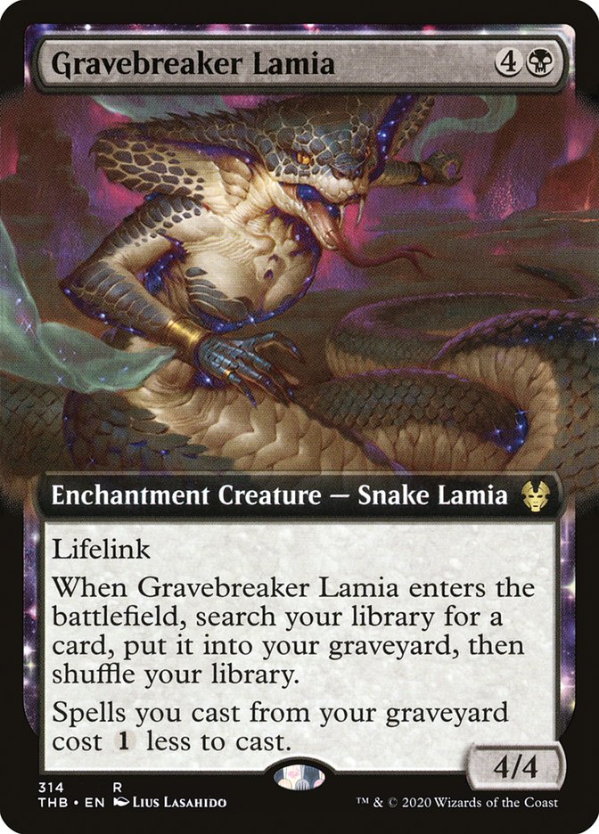 Gravebreaker Lamia (Extended Art) [Theros Beyond Death] | Game Grid - Logan