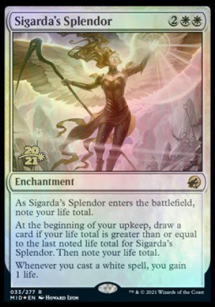 Sigarda's Splendor [Innistrad: Midnight Hunt Prerelease Promos] | Game Grid - Logan