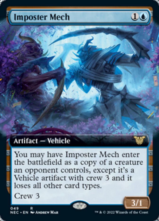 Imposter Mech (Extended Art) [Kamigawa: Neon Dynasty Commander] | Game Grid - Logan