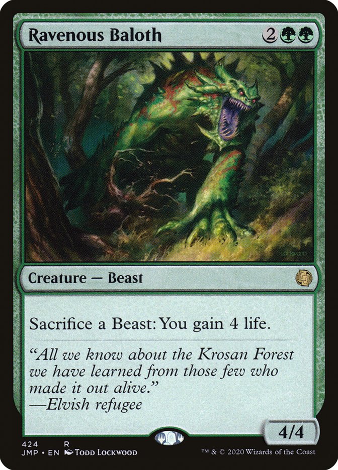 Ravenous Baloth [Jumpstart] | Game Grid - Logan