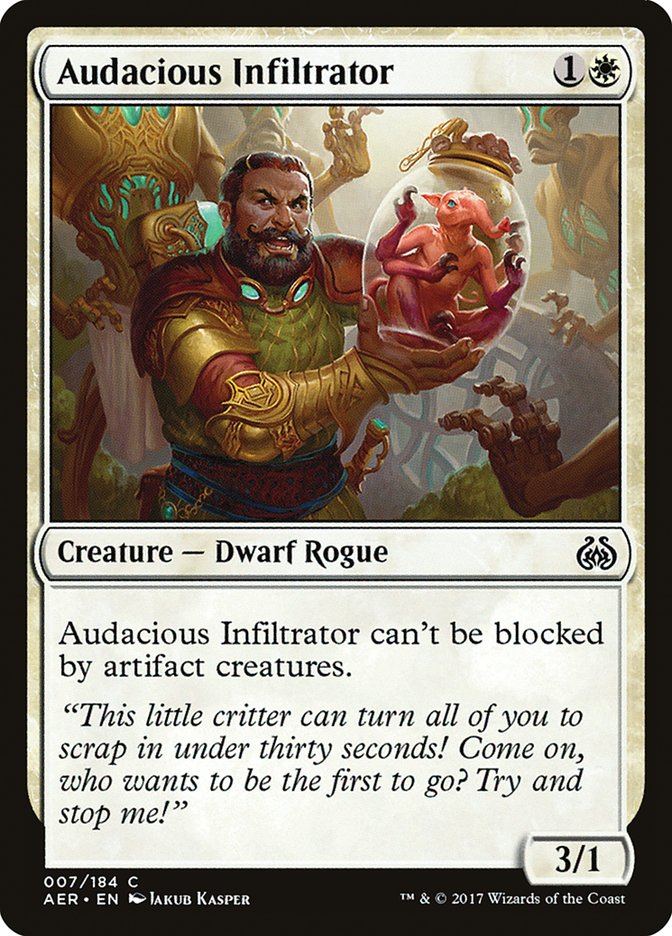 Audacious Infiltrator [Aether Revolt] | Game Grid - Logan