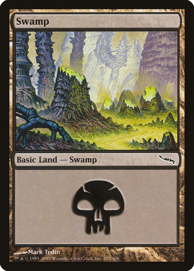 Swamp (295) [Mirrodin] | Game Grid - Logan