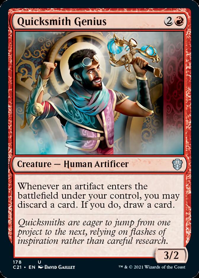 Quicksmith Genius [Commander 2021] | Game Grid - Logan