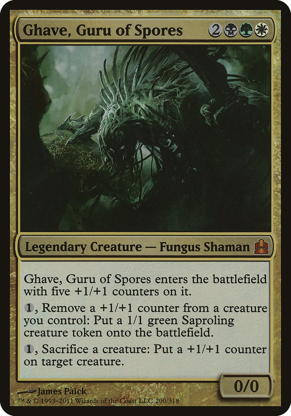 Ghave, Guru of Spores (Oversized) [Commander 2011 Oversized] | Game Grid - Logan