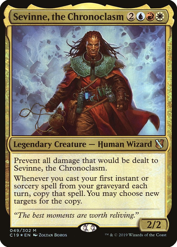 Sevinne, the Chronoclasm (Oversized) [Commander 2019 Oversized] | Game Grid - Logan