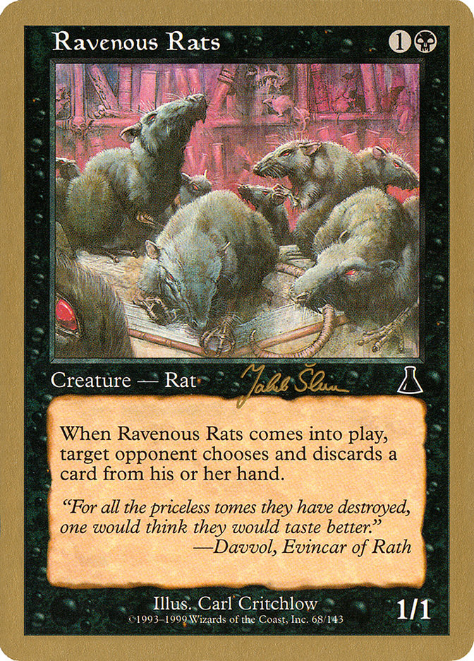 Ravenous Rats (Jakub Slemr) [World Championship Decks 1999] | Game Grid - Logan