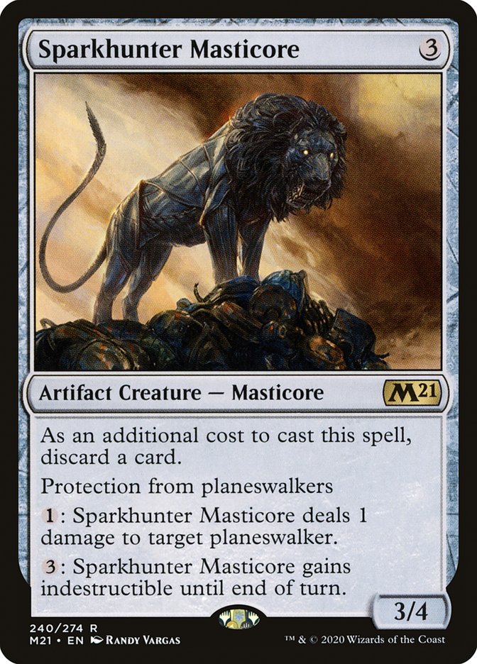 Sparkhunter Masticore [Core Set 2021] | Game Grid - Logan