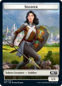 Soldier // Weird Double-Sided Token [Core Set 2021 Tokens] | Game Grid - Logan