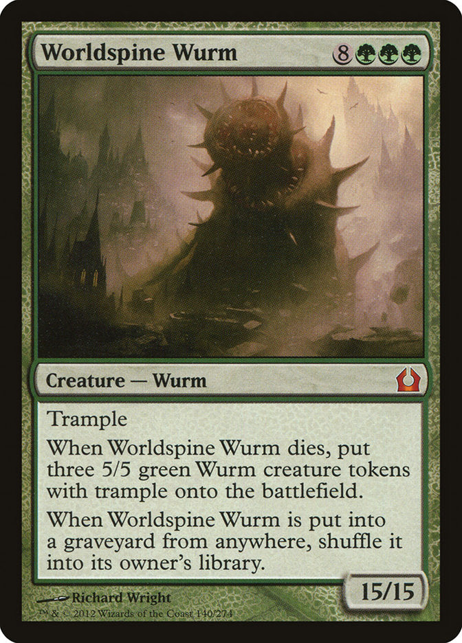 Worldspine Wurm [Return to Ravnica] | Game Grid - Logan