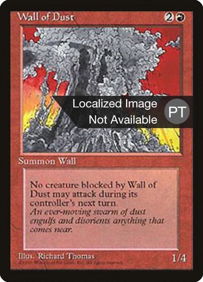 Wall of Dust [Fourth Edition (Foreign Black Border)] | Game Grid - Logan