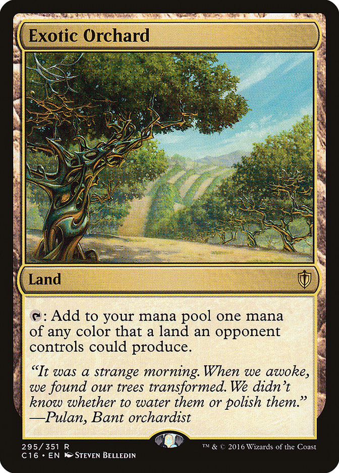 Exotic Orchard [Commander 2016] | Game Grid - Logan