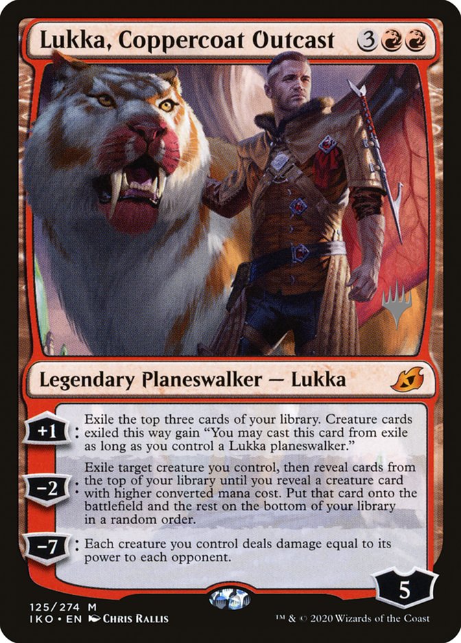 Lukka, Coppercoat Outcast (Promo Pack) [Ikoria: Lair of Behemoths Promos] | Game Grid - Logan