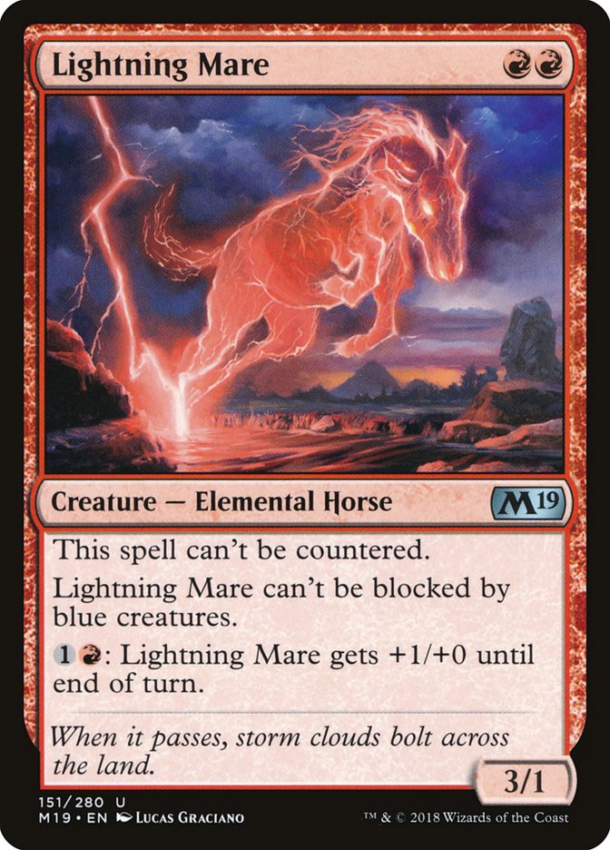 Lightning Mare [Core Set 2019] | Game Grid - Logan