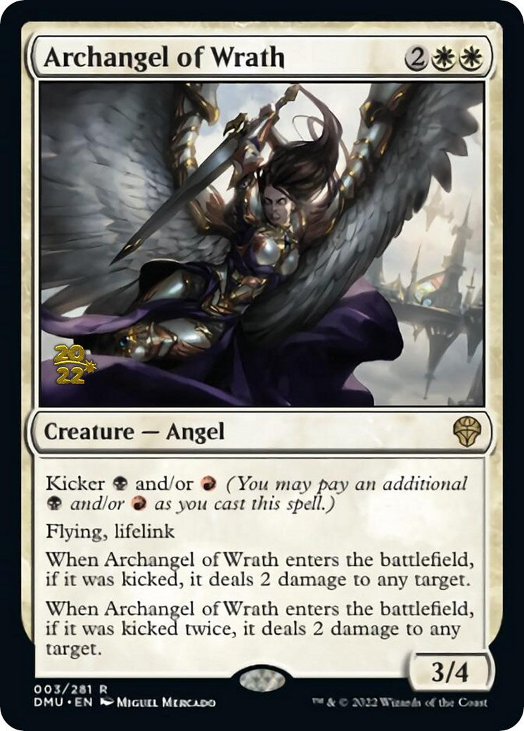 Archangel of Wrath [Dominaria United Prerelease Promos] | Game Grid - Logan