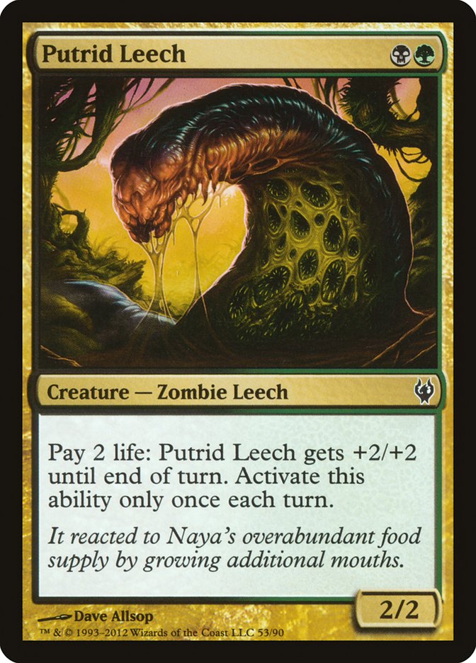 Putrid Leech [Duel Decks: Izzet vs. Golgari] | Game Grid - Logan