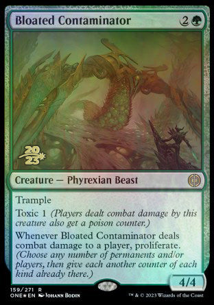 Bloated Contaminator [Phyrexia: All Will Be One Prerelease Promos] | Game Grid - Logan