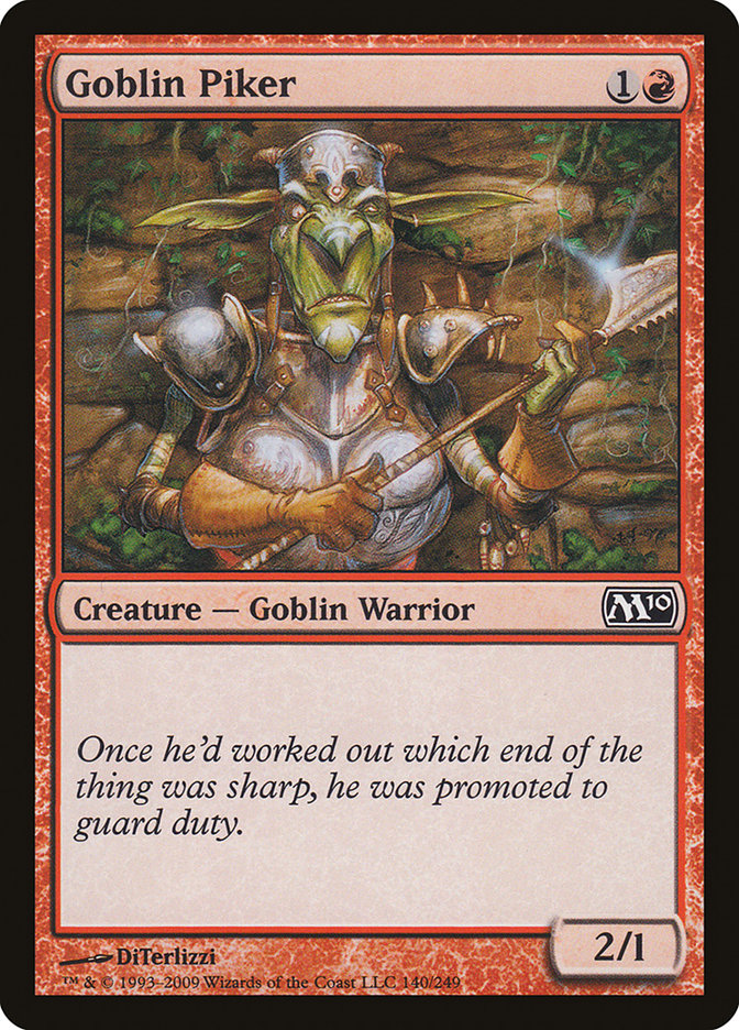 Goblin Piker [Magic 2010] | Game Grid - Logan