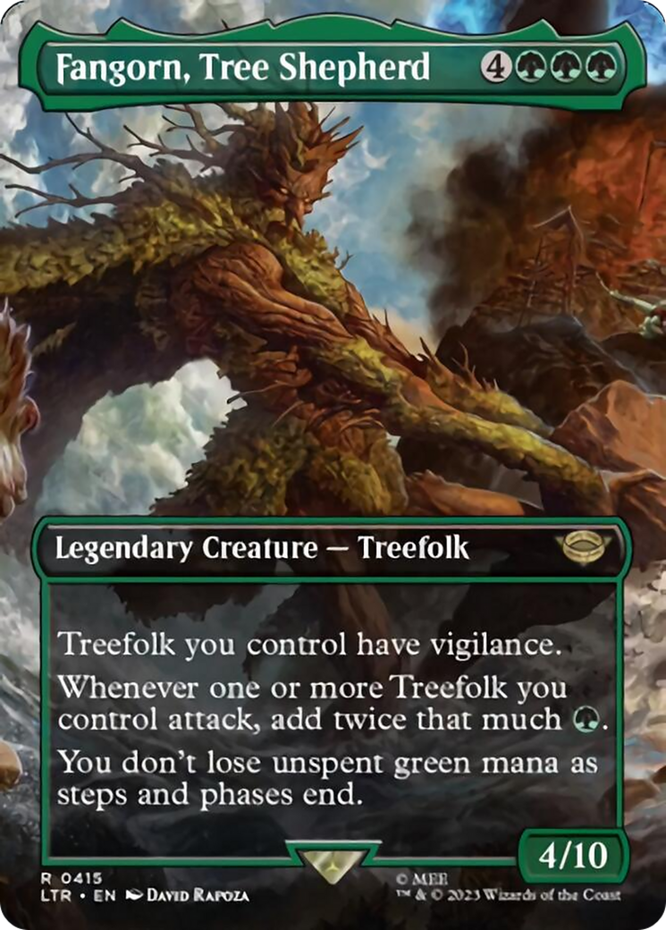 Fangorn, Tree Shepherd (Borderless Alternate Art) [The Lord of the Rings: Tales of Middle-Earth] | Game Grid - Logan