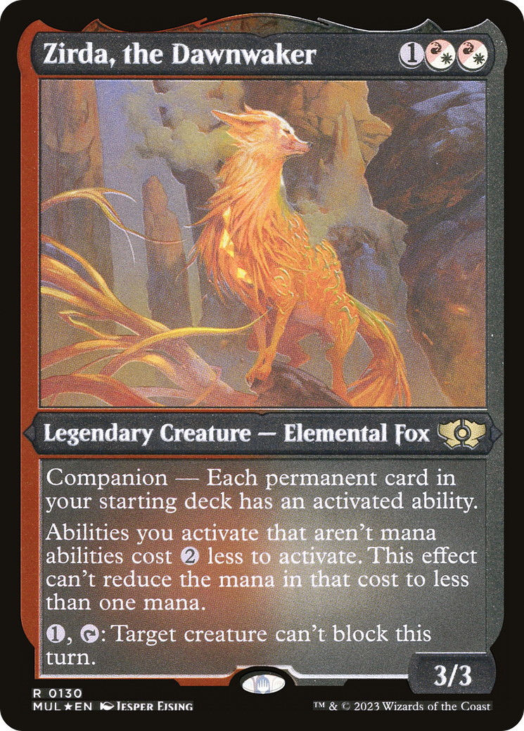 Zirda, the Dawnwaker (Foil Etched) [Multiverse Legends] | Game Grid - Logan