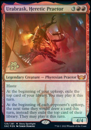 Urabrask, Heretic Praetor [Streets of New Capenna Prerelease Promos] | Game Grid - Logan