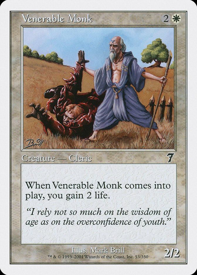 Venerable Monk [Seventh Edition] | Game Grid - Logan