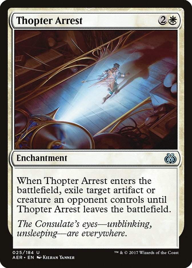 Thopter Arrest [Aether Revolt] | Game Grid - Logan