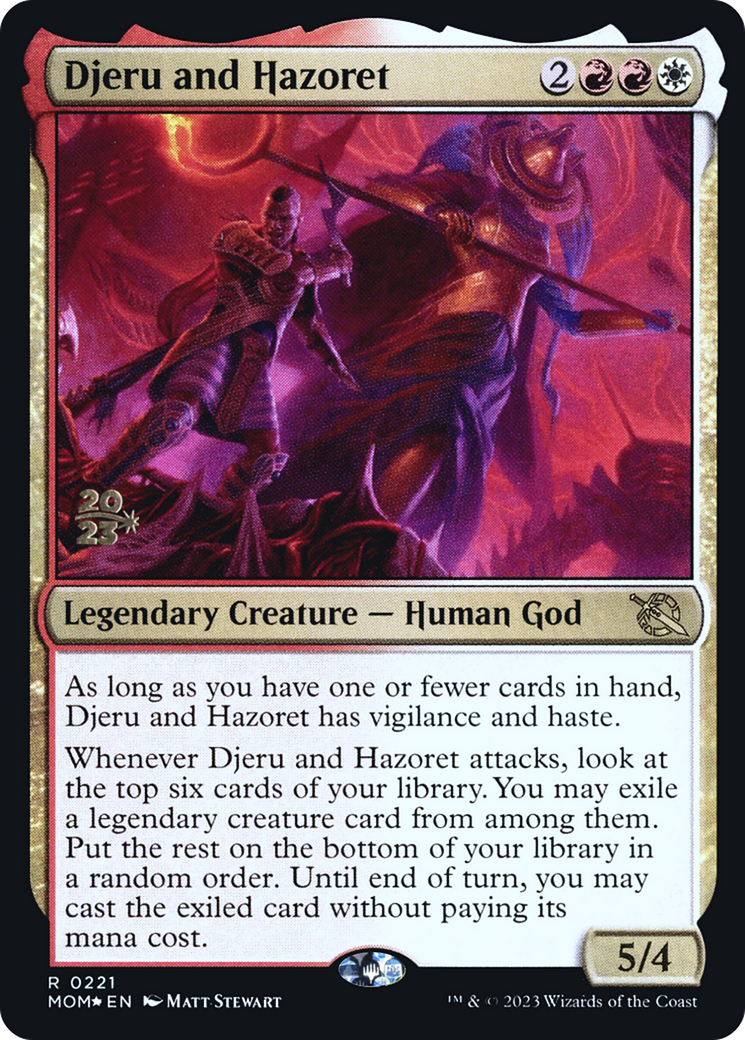 Djeru and Hazoret [March of the Machine Prerelease Promos] | Game Grid - Logan