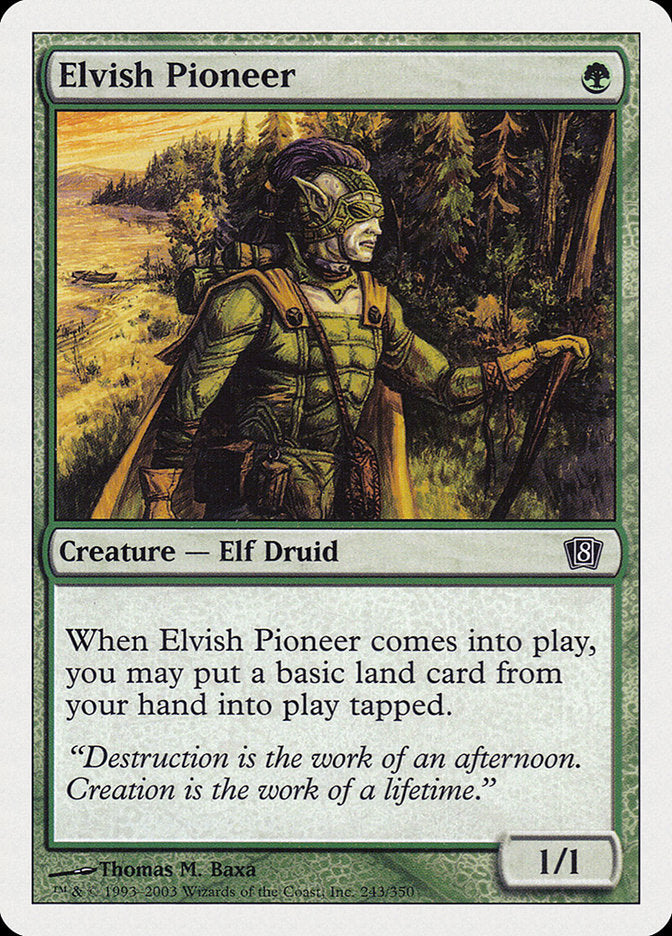 Elvish Pioneer [Eighth Edition] | Game Grid - Logan