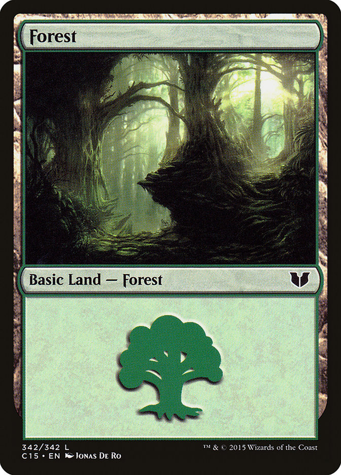 Forest (342) [Commander 2015] | Game Grid - Logan