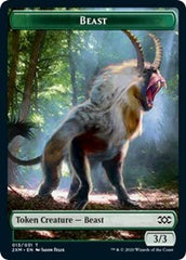 Beast // Treasure Double-Sided Token [Double Masters Tokens] | Game Grid - Logan