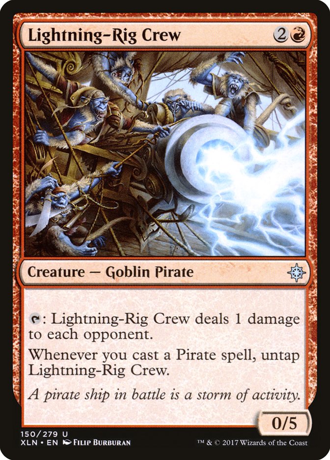 Lightning-Rig Crew [Ixalan] | Game Grid - Logan