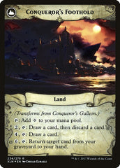 Conqueror's Galleon // Conqueror's Foothold [Ixalan Prerelease Promos] | Game Grid - Logan