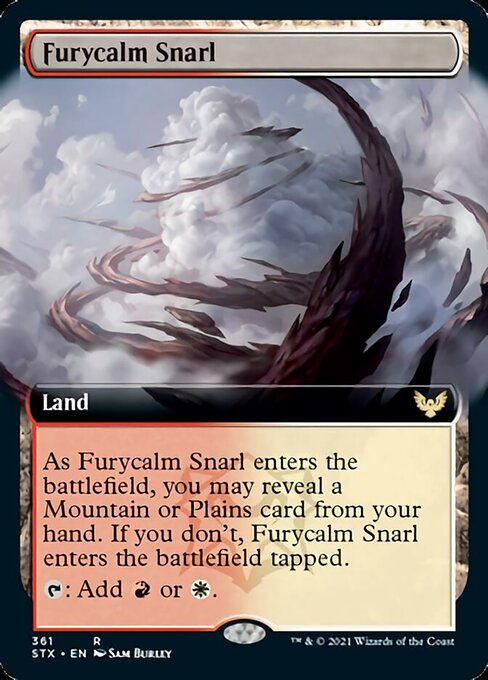 Furycalm Snarl (Extended Art) [Strixhaven: School of Mages] | Game Grid - Logan