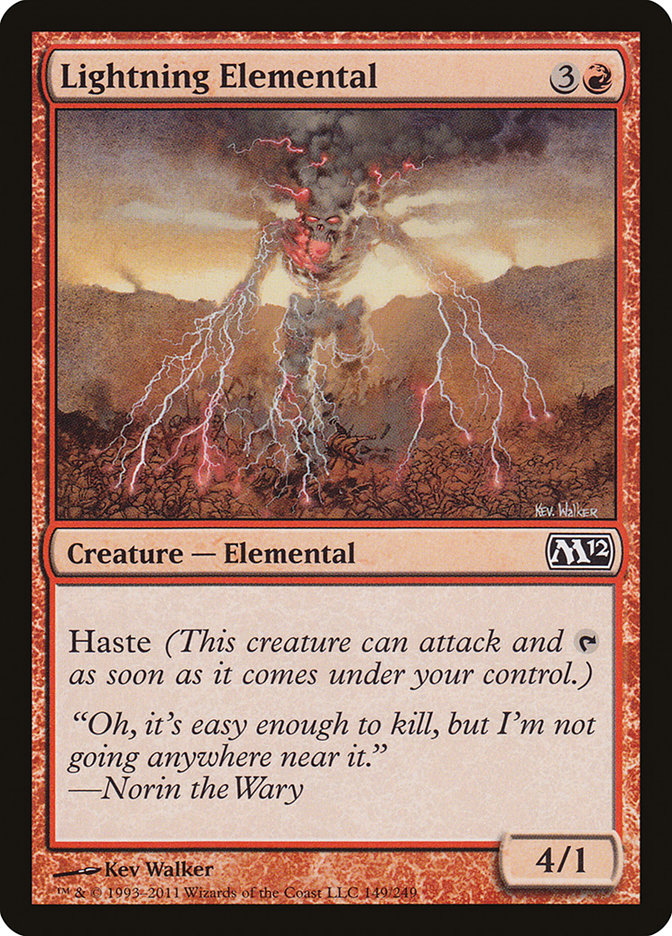 Lightning Elemental [Magic 2012] | Game Grid - Logan