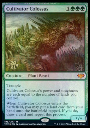 Cultivator Colossus [Innistrad: Crimson Vow Prerelease Promos] | Game Grid - Logan