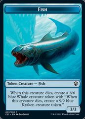 Beast (010) // Fish Double-Sided Token [Commander 2021 Tokens] | Game Grid - Logan