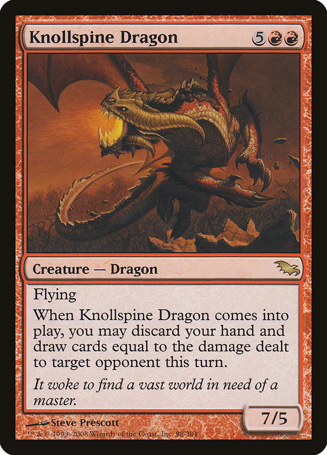 Knollspine Dragon [Shadowmoor] | Game Grid - Logan