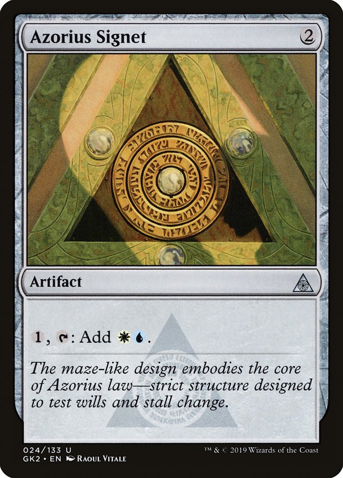 Azorius Signet [Ravnica Allegiance Guild Kit] | Game Grid - Logan