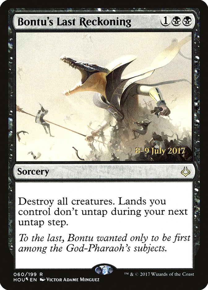 Bontu's Last Reckoning [Hour of Devastation Prerelease Promos] | Game Grid - Logan