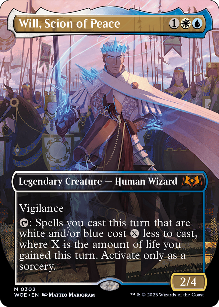 Will, Scion of Peace (Borderless Alternate Art) [Wilds of Eldraine] | Game Grid - Logan