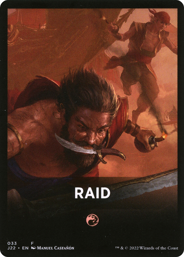 Raid Theme Card [Jumpstart 2022 Front Cards] | Game Grid - Logan