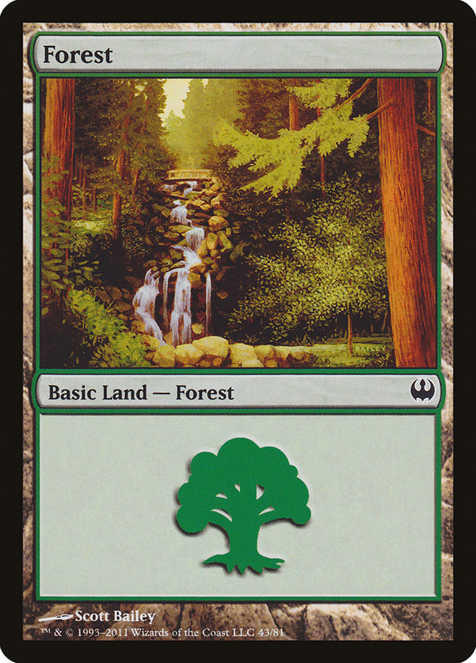 Forest (43) [Duel Decks: Knights vs. Dragons] | Game Grid - Logan