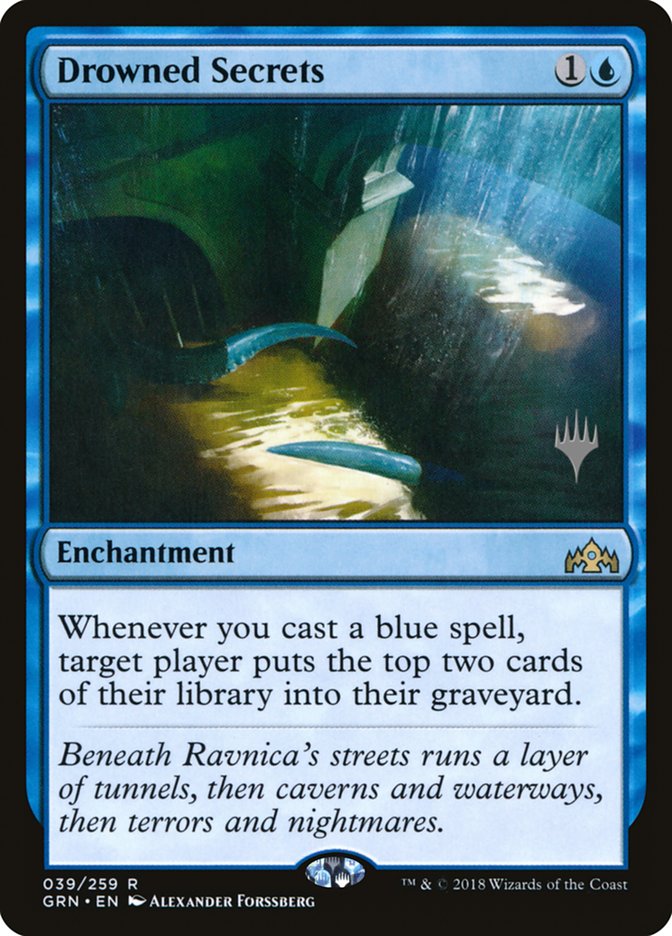 Drowned Secrets (Promo Pack) [Guilds of Ravnica Promos] | Game Grid - Logan