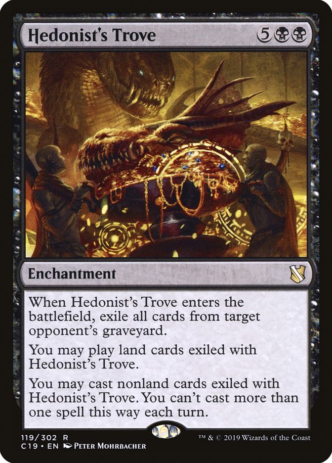 Hedonist's Trove [Commander 2019] | Game Grid - Logan