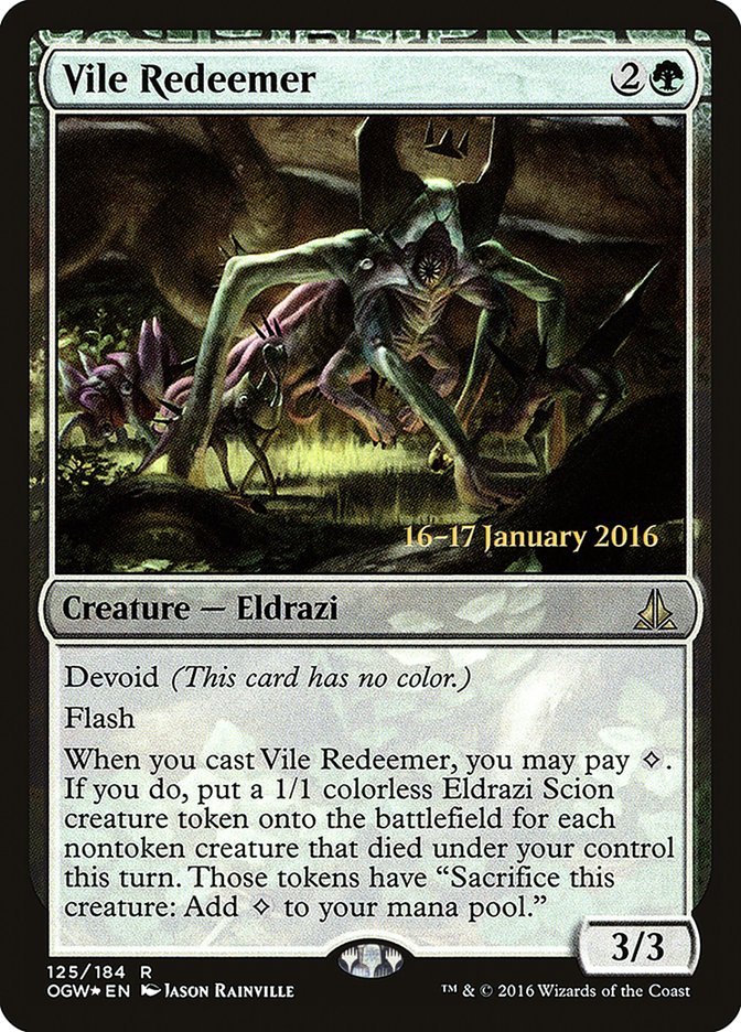 Vile Redeemer [Oath of the Gatewatch Prerelease Promos] | Game Grid - Logan